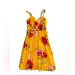 Floral Strap Summer Dress